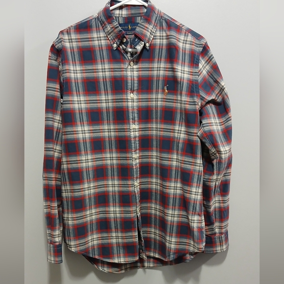 Ralph Lauren Other - Ralph Lauren Plaid Button Down Long Sleeve Shirt Mens Medium Country Academia
